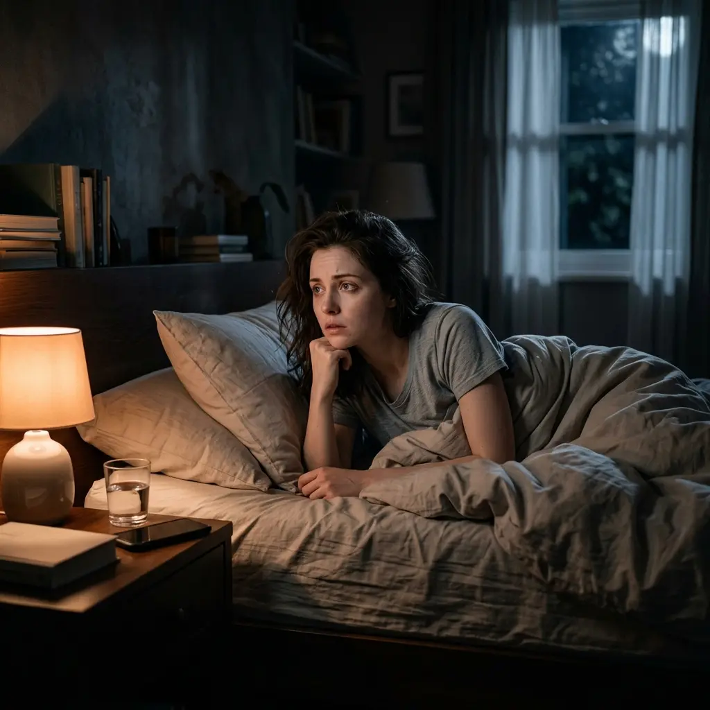 Como a ansiedade afeta o sono e estratégias para desligar a mente à noite